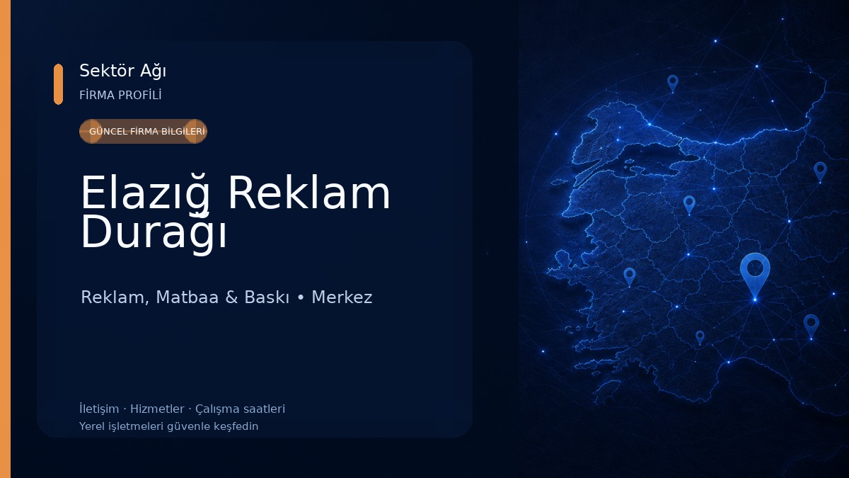 Elazığ Reklam Durağı