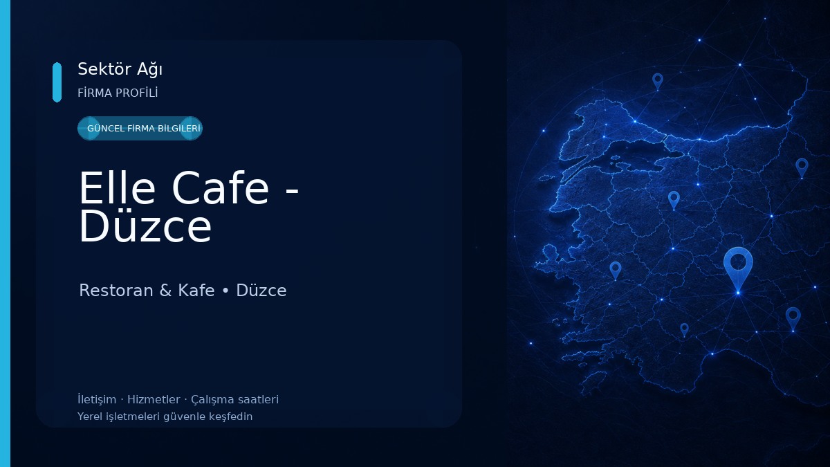 Elle Cafe - Düzce Restoran & Kafe