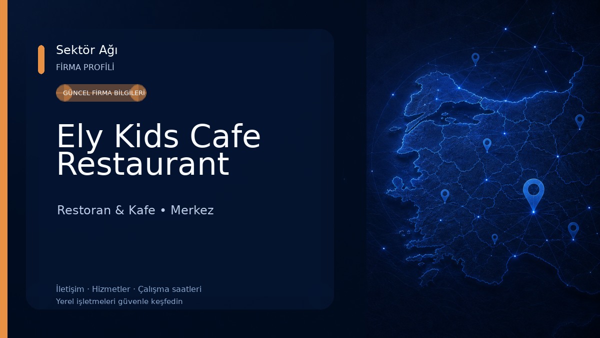 Ely Kids Cafe Restaurant