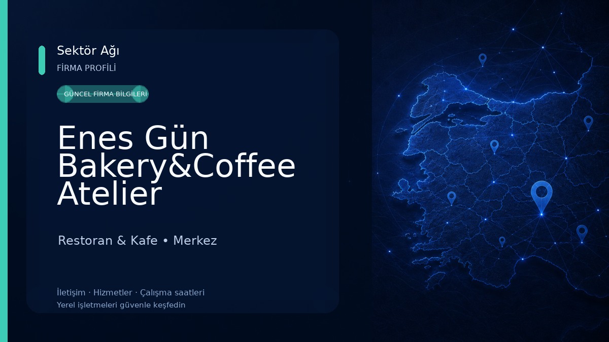 Enes Gün Bakery&Coffee Atelier