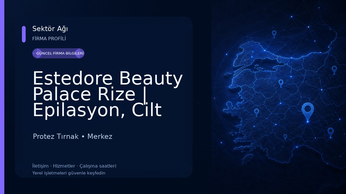 Estedore Beauty Palace Rize | Epilasyon, Cilt Bakımı, Zayıflama