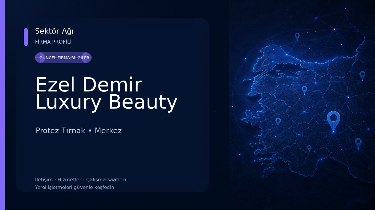 Ezel Demir Luxury Beauty Protez Tırnak