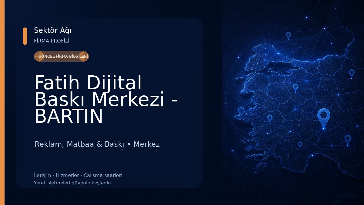 Fatih Dijital Baskı Merkezi - BARTIN