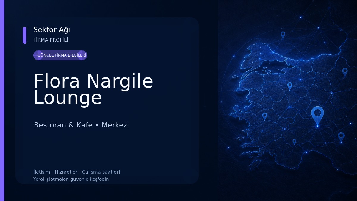 Flora Nargile Lounge