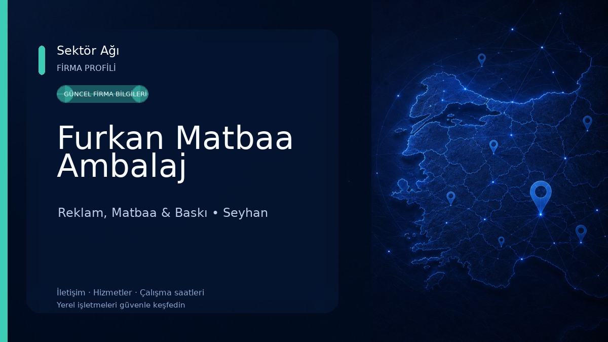 Furkan Matbaa Ambalaj Reklam, Matbaa & Baskı