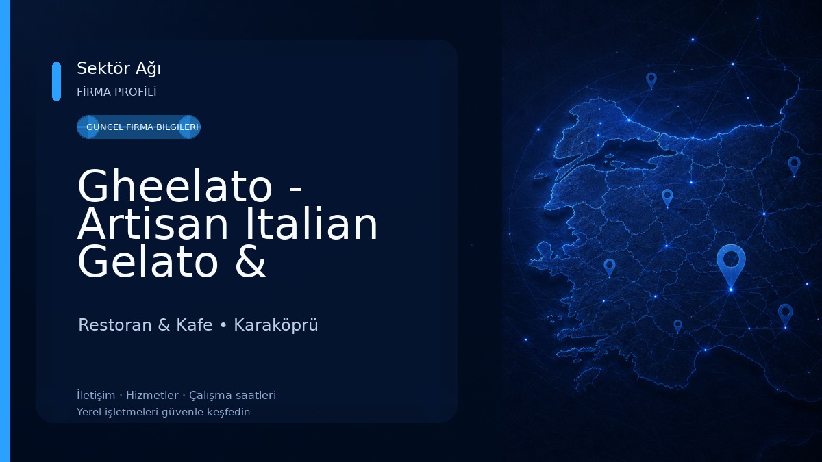 Gheelato - Artisan Italian Gelato & Dondurma