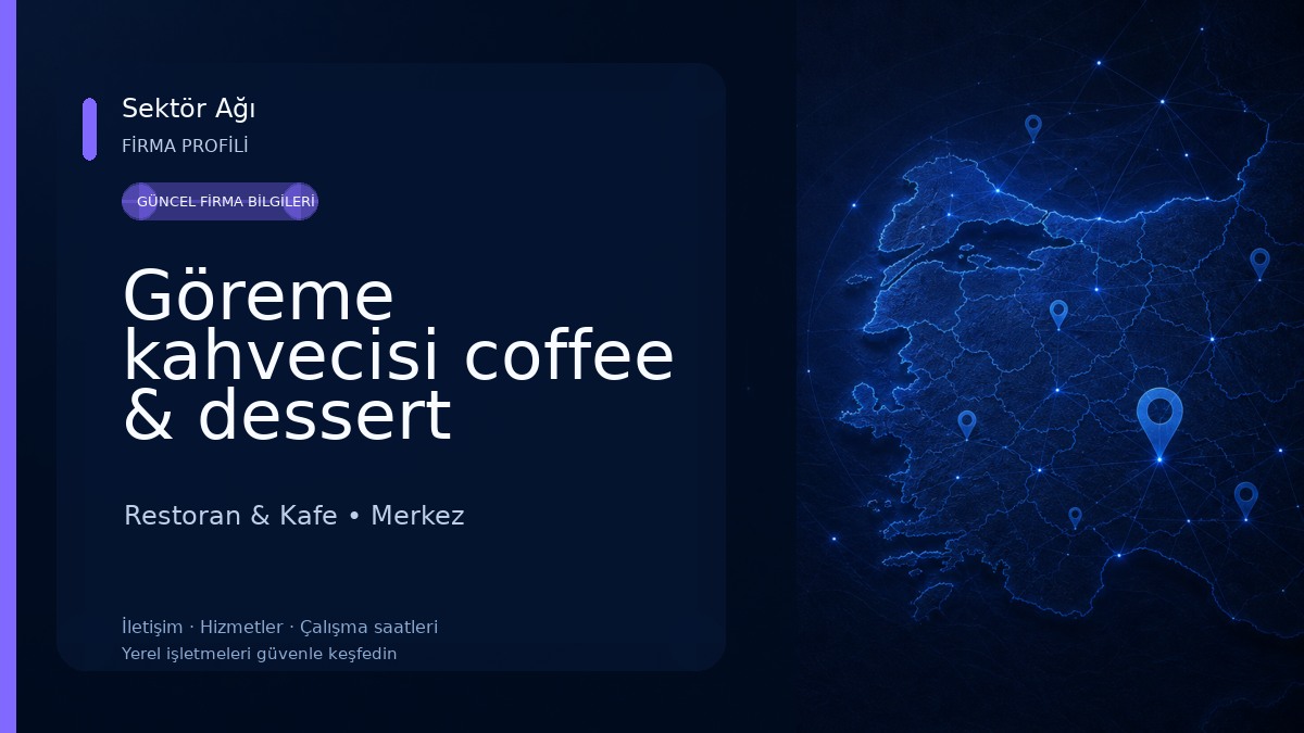 Göreme kahvecisi coffee & dessert