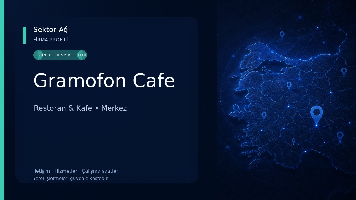 Gramofon Cafe Restoran & Kafe