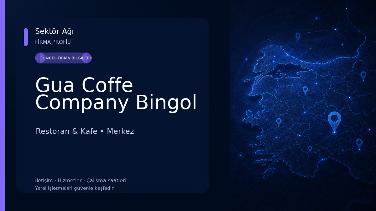 Gua Coffe Company Bingol