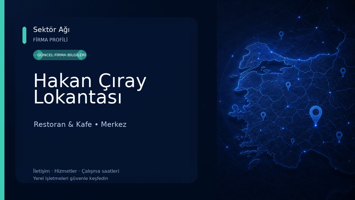 Hakan Çıray Lokantası Restoran & Kafe