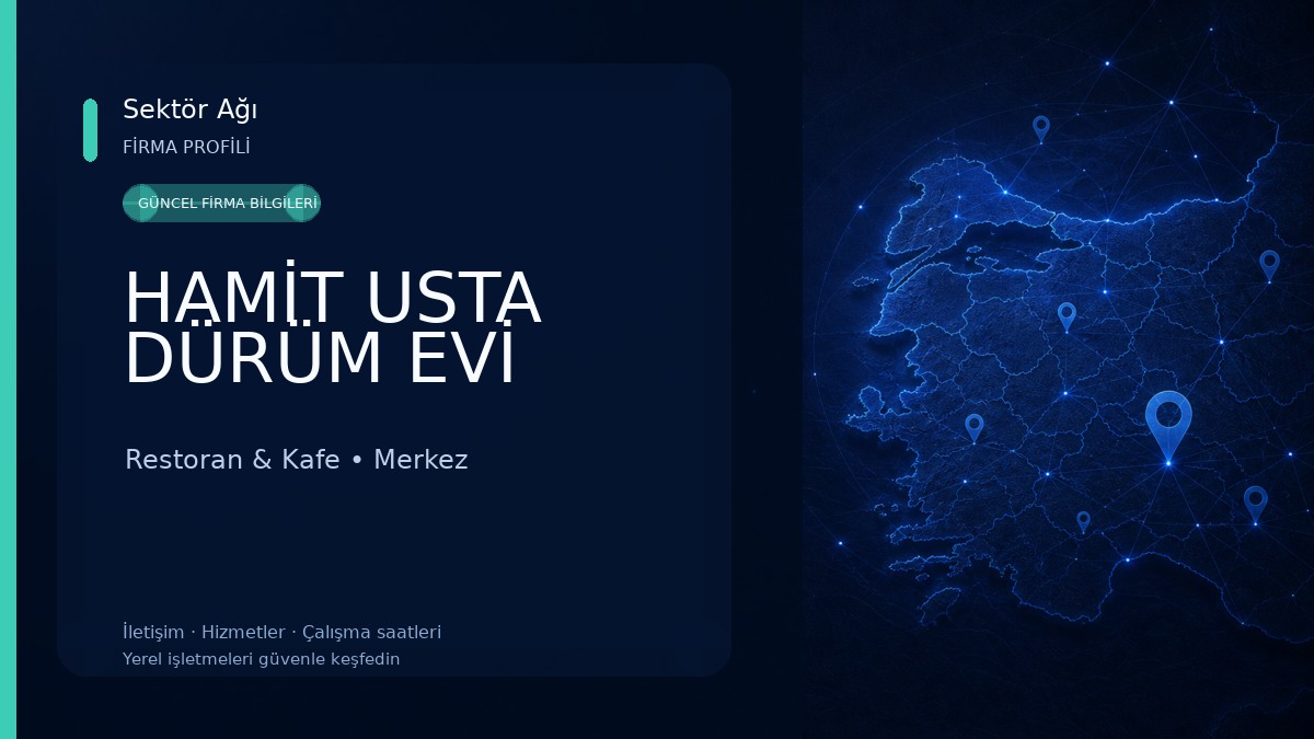 HAMİT USTA DÜRÜM EVİ Restoran & Kafe