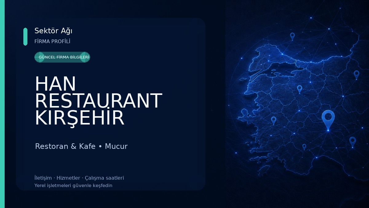 HAN RESTAURANT KIRŞEHİR Restoran & Kafe