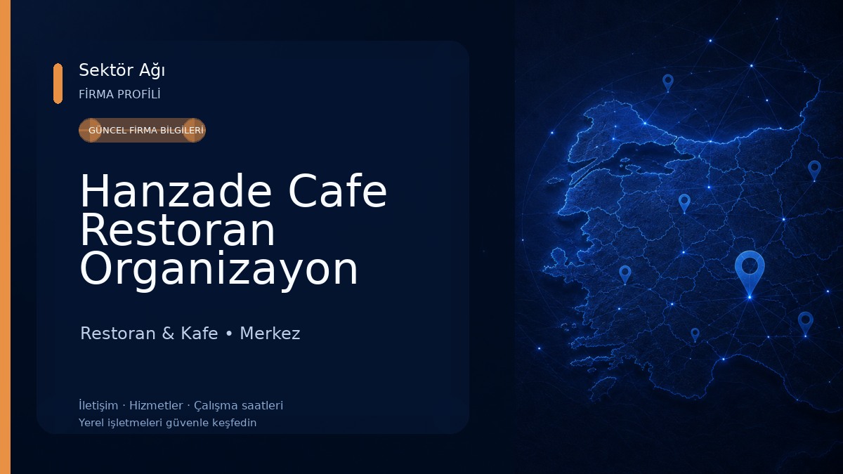 Hanzade Cafe Restoran Organizayon Restoran & Kafe