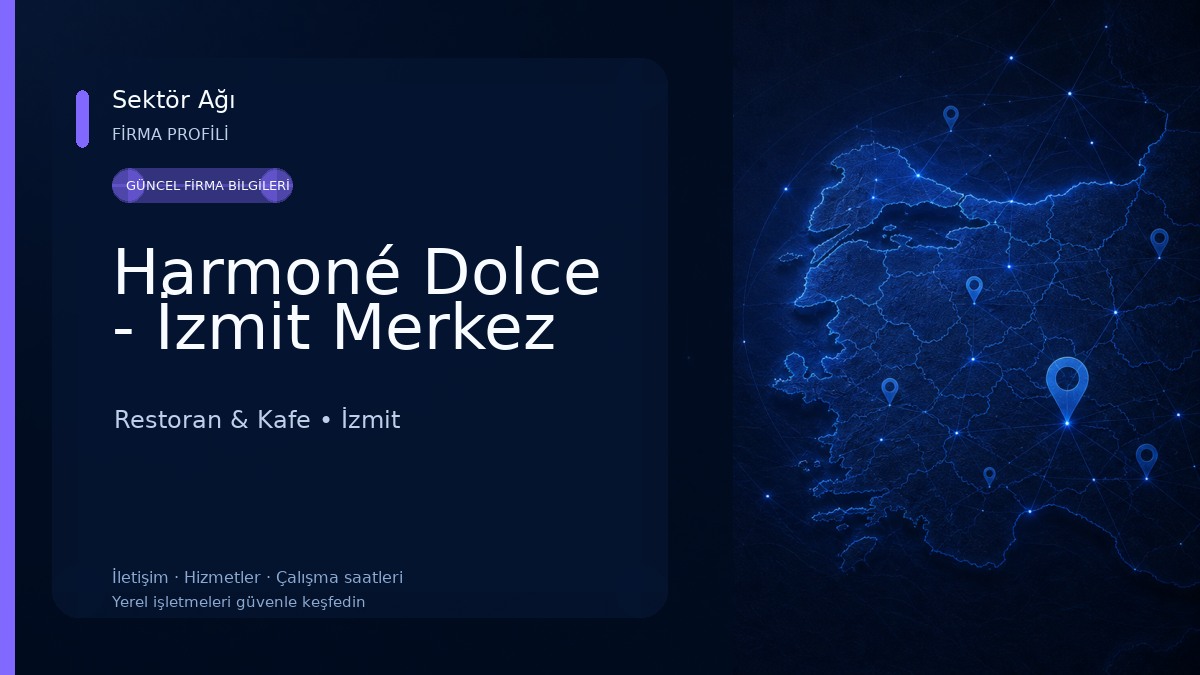Harmoné Dolce - İzmit Merkez Restoran & Kafe