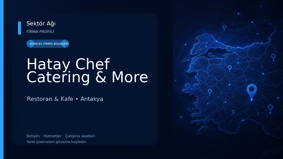 Hatay Chef Catering & More