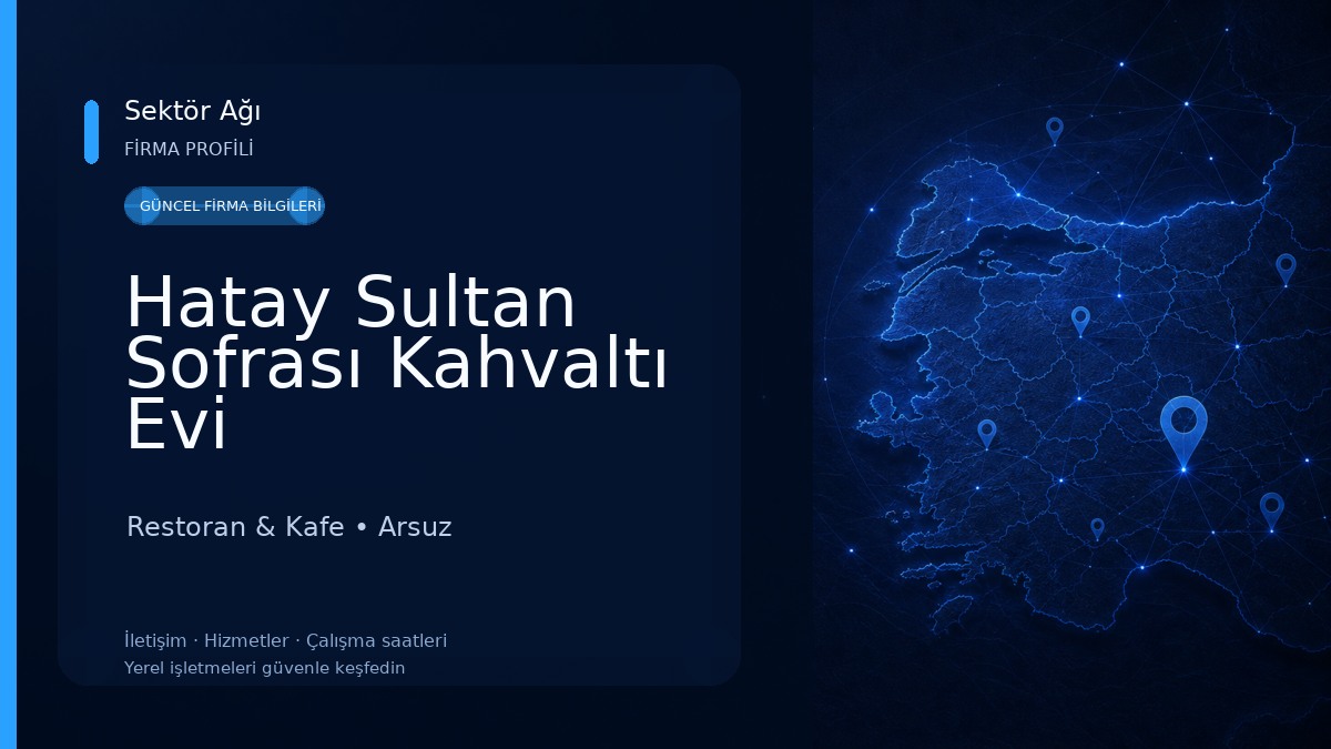 Hatay Sultan Sofrası Kahvaltı Evi