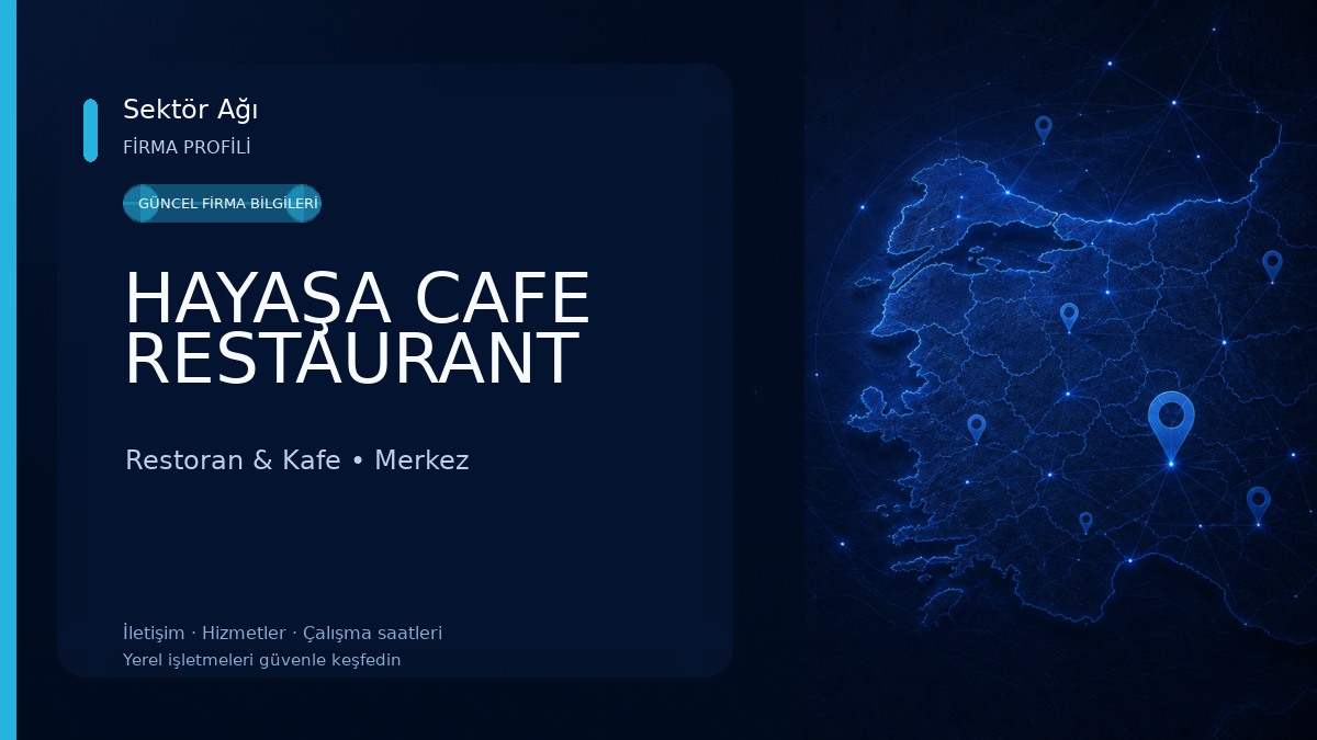 HAYAŞA CAFE RESTAURANT Restoran & Kafe