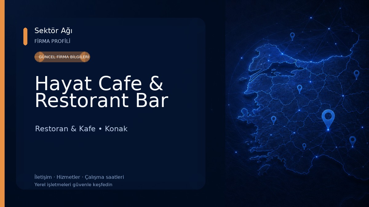 Hayat Cafe & Restorant Bar Restoran & Kafe