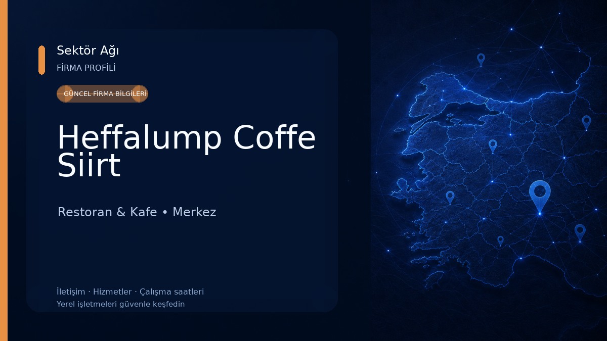 Heffalump Coffe Siirt Restoran & Kafe