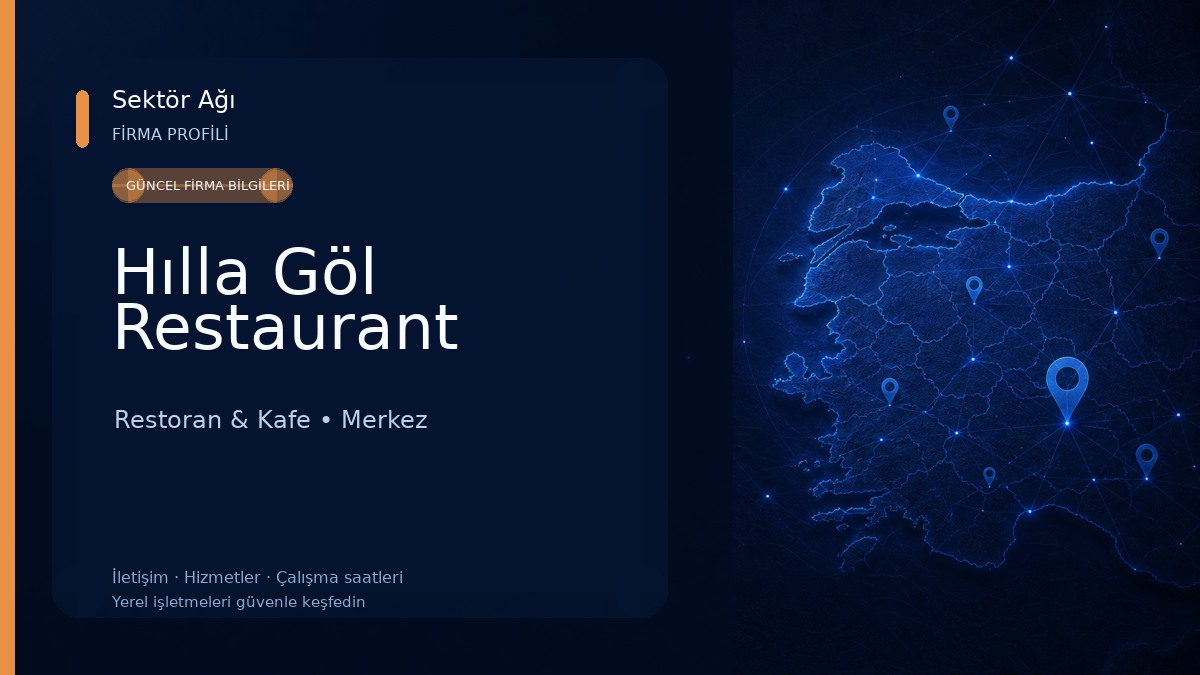 Hılla Göl Restaurant