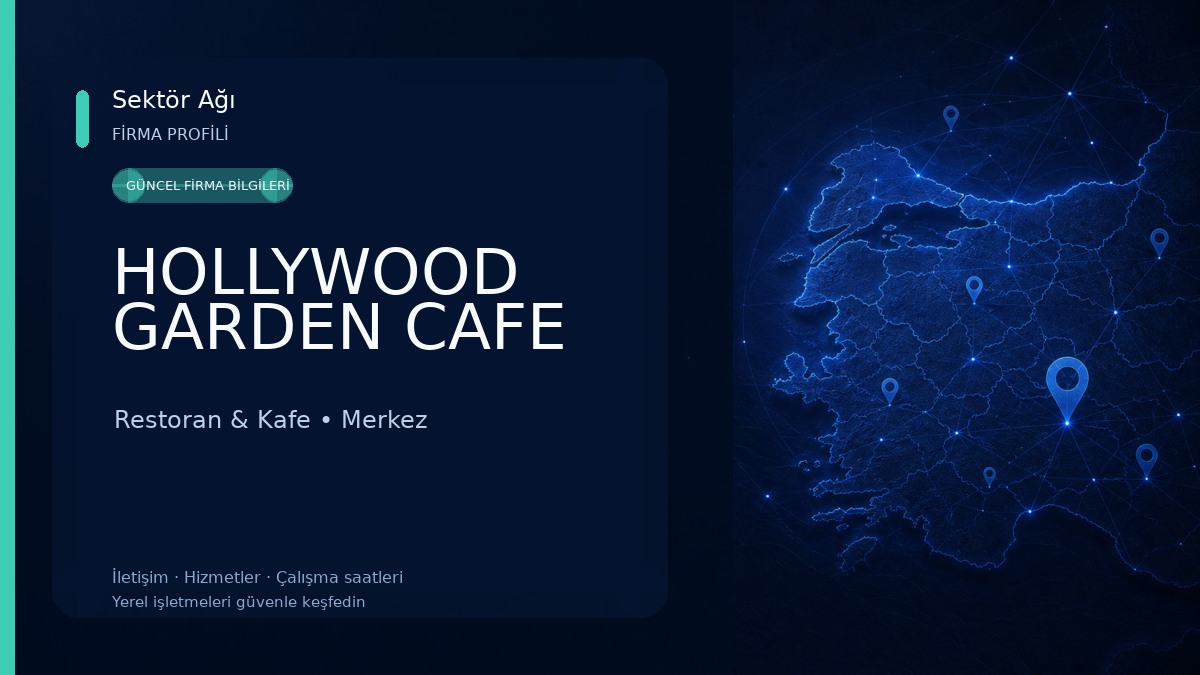 HOLLYWOOD GARDEN CAFE Restoran & Kafe