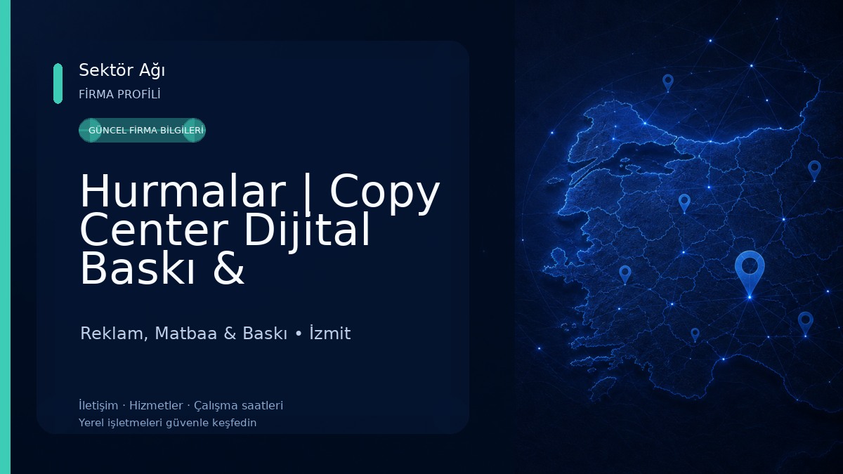 Hurmalar | Copy Center Dijital Baskı & Kopyalama Merkezi Reklam, Matbaa & Baskı