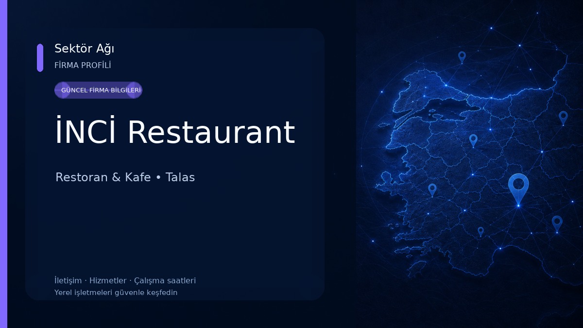 İNCİ Restaurant Restoran & Kafe