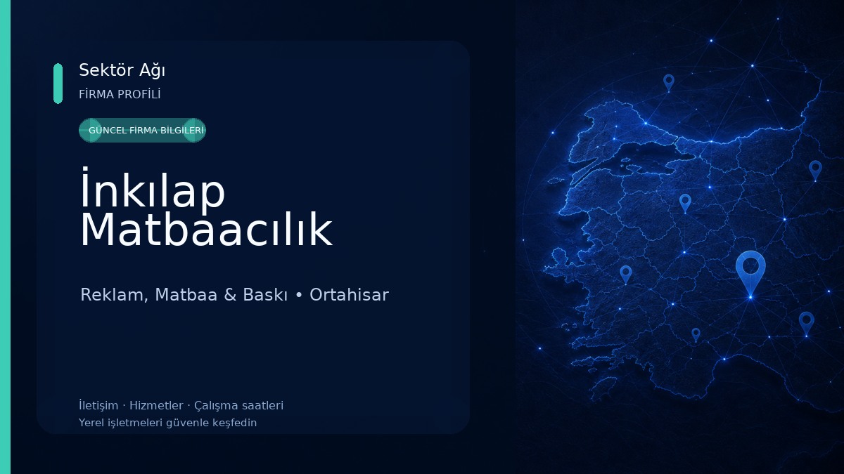 İnkılap Matbaacılık Reklam, Matbaa & Baskı