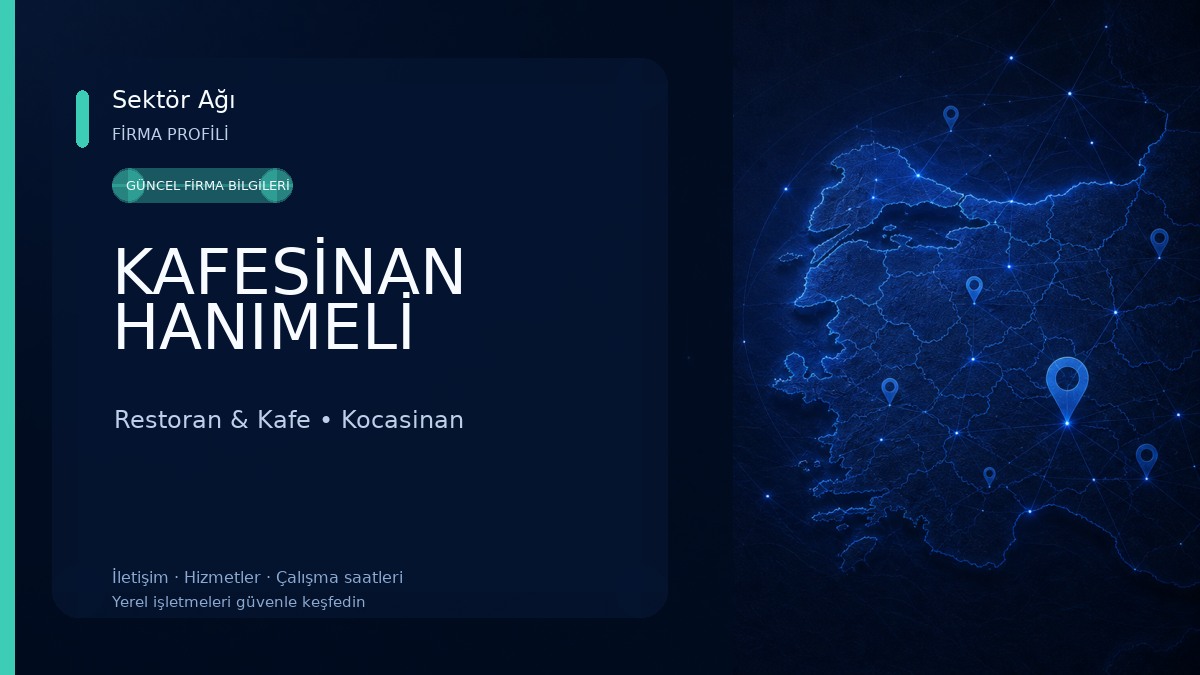 KAFESİNAN HANIMELİ Restoran & Kafe