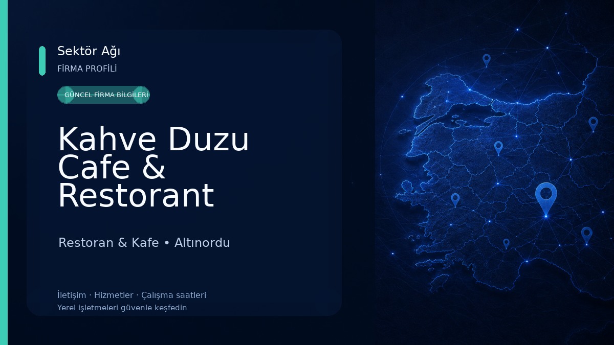 Kahve Duzu Cafe & Restorant
