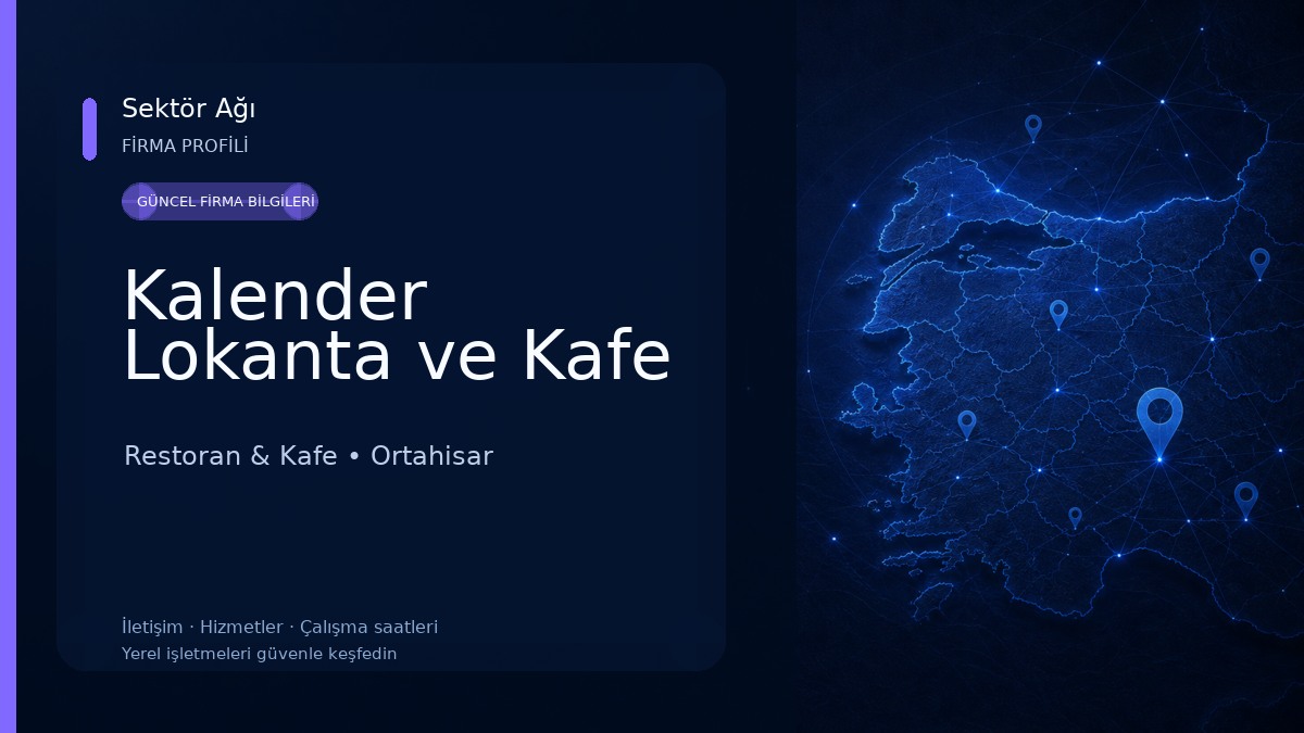 Kalender Lokanta ve Kafe Restoran & Kafe