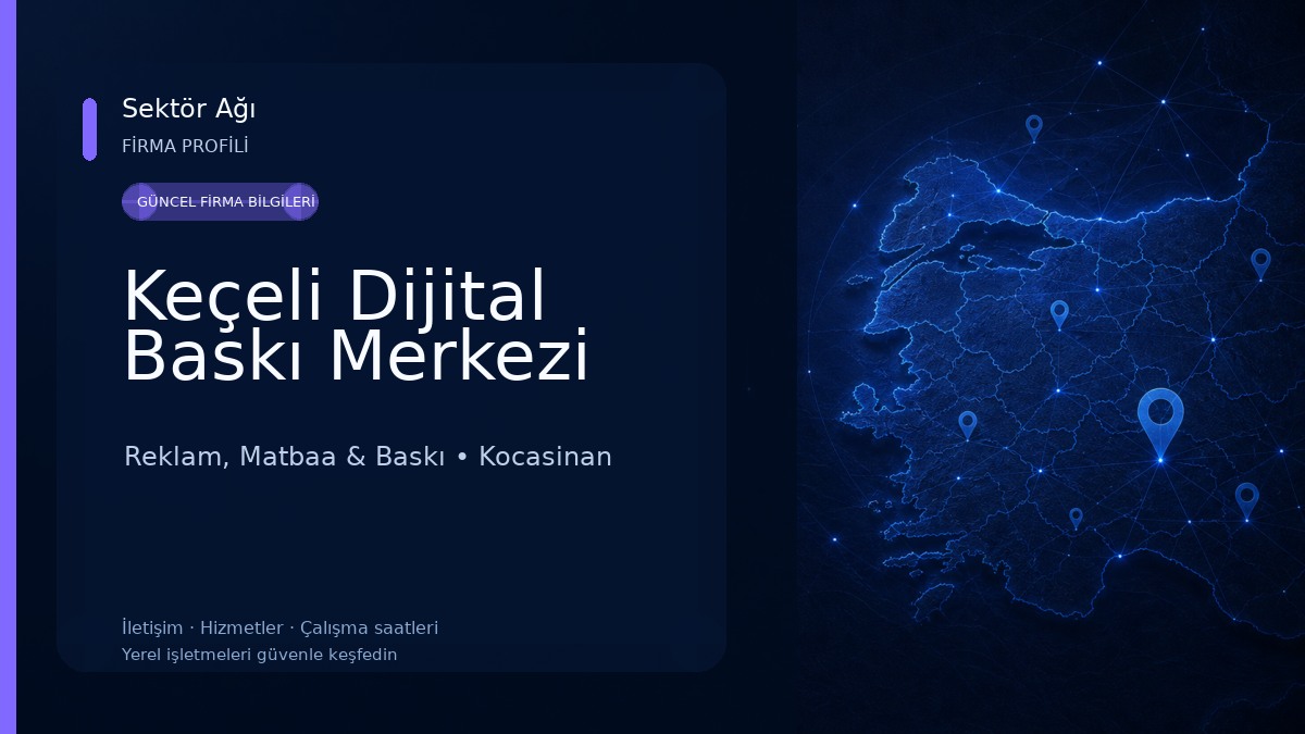 Keçeli Dijital Baskı Merkezi Reklam, Matbaa & Baskı