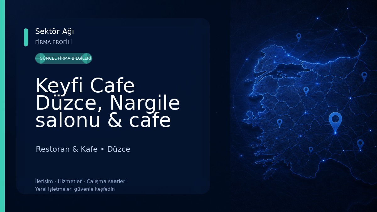 Keyfi Cafe Düzce, Nargile salonu & cafe Restoran & Kafe