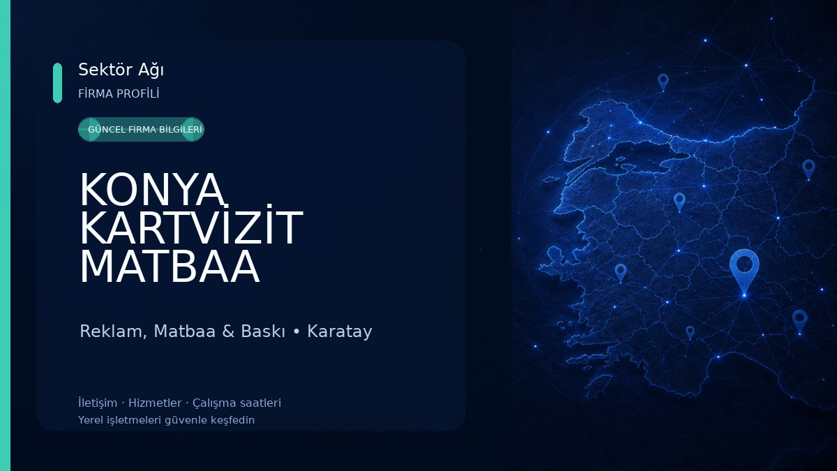 KONYA KARTVİZİT MATBAA DAVETİYE