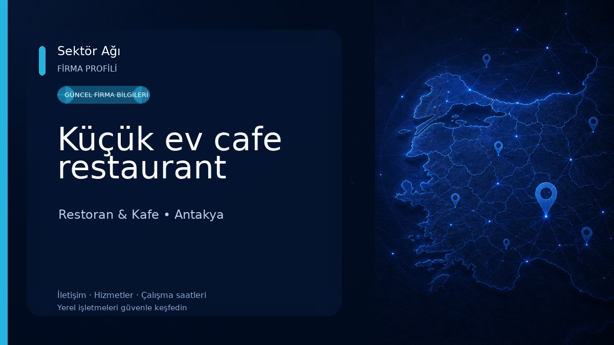 Küçük ev cafe restaurant