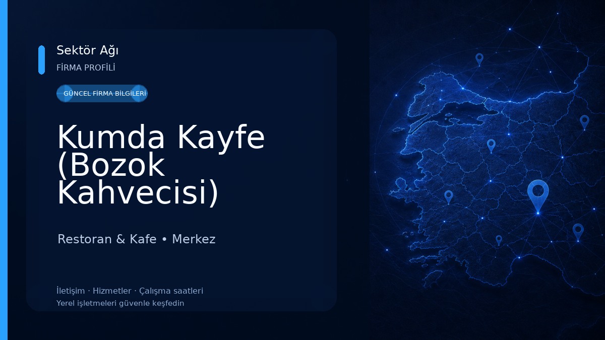 Kumda Kayfe (Bozok Kahvecisi) Restoran & Kafe