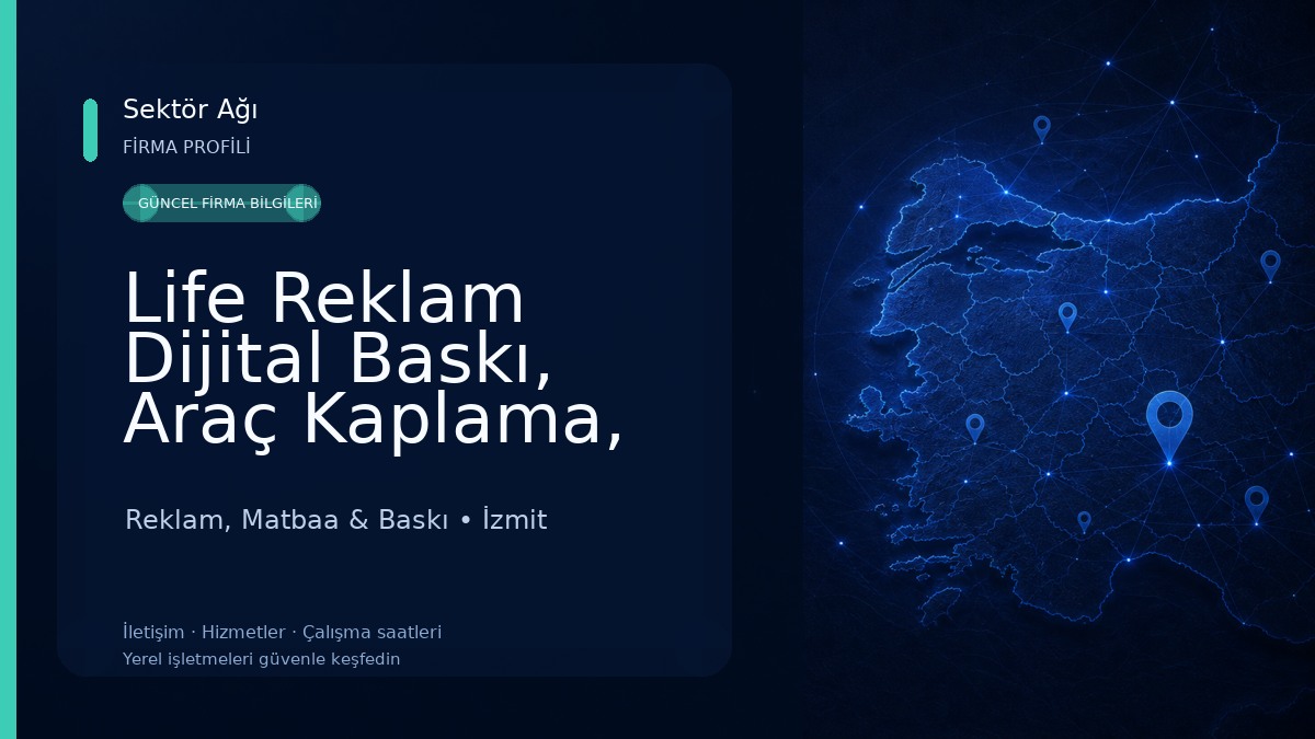 Life Reklam Dijital Baskı, Araç Kaplama, Tabela, Promosyon Hizmetleri Reklam, Matbaa & Baskı