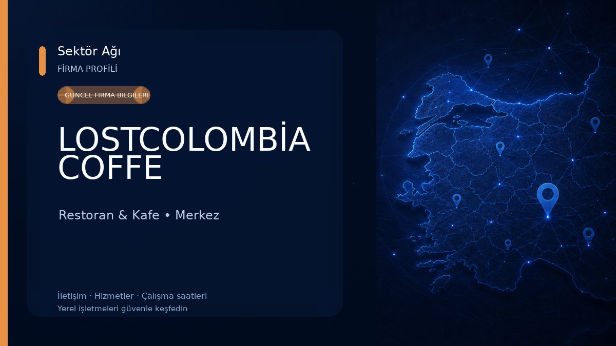 LOSTCOLOMBİA COFFE Restoran & Kafe