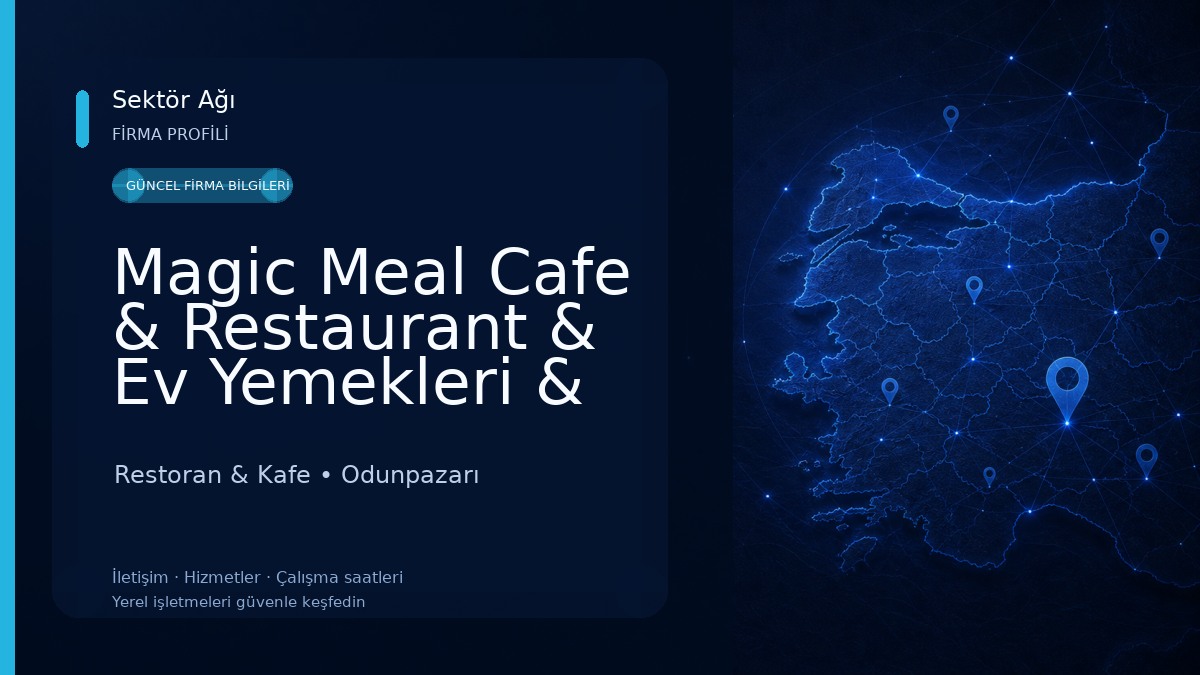 Magic Meal Cafe & Restaurant & Ev Yemekleri & Satranç & Kahve Restoran & Kafe