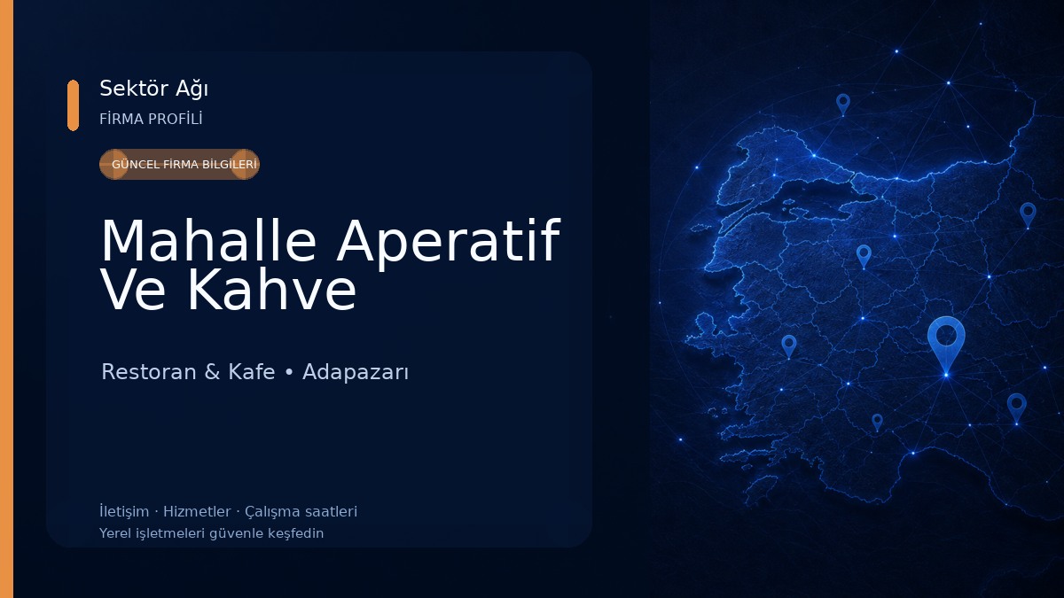 Mahalle Aperatif Ve Kahve