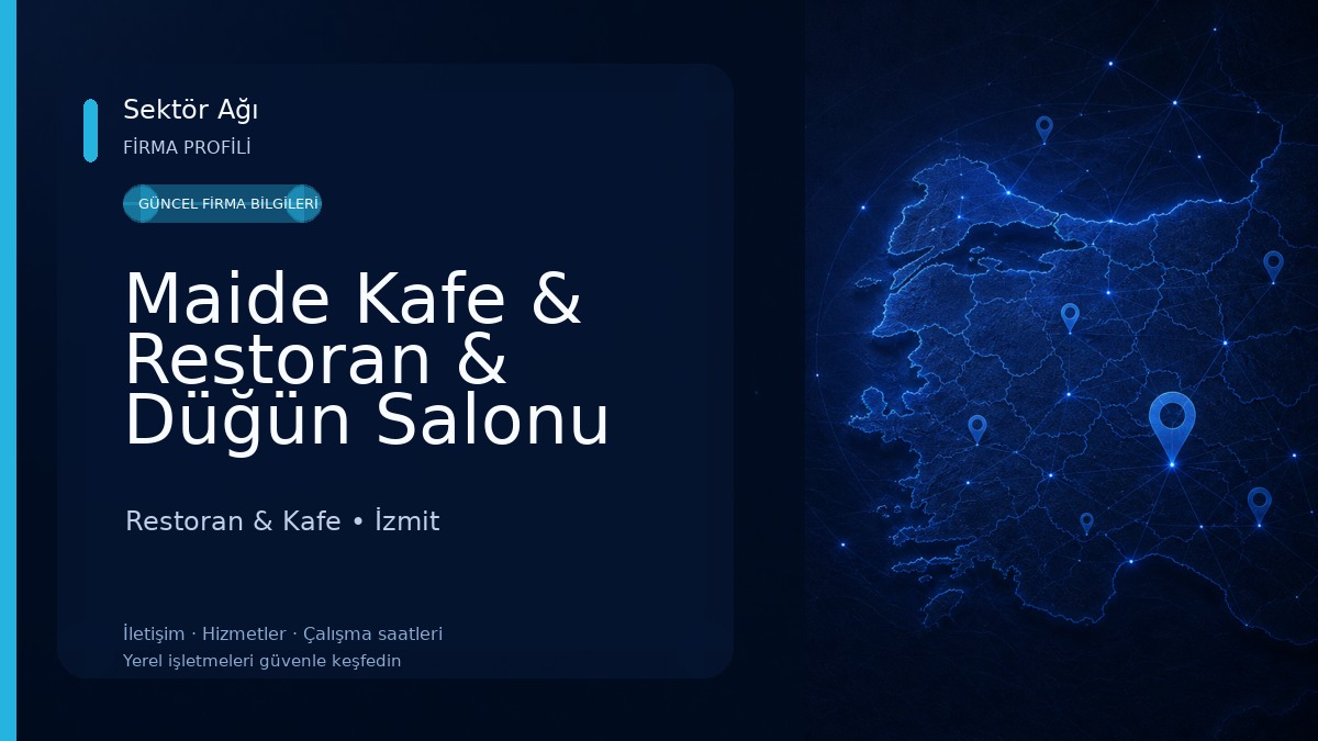 Maide Kafe & Restoran & Düğün Salonu Restoran & Kafe