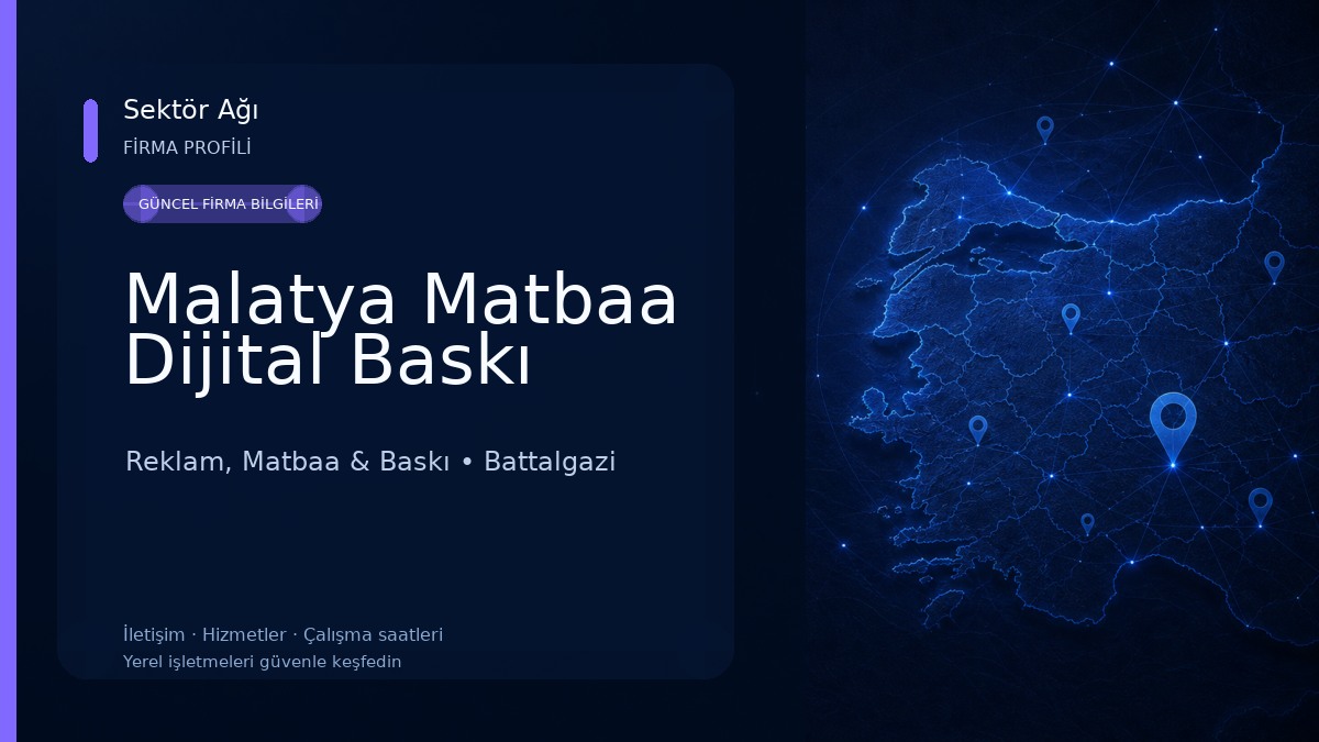 Malatya Matbaa Dijital Baskı