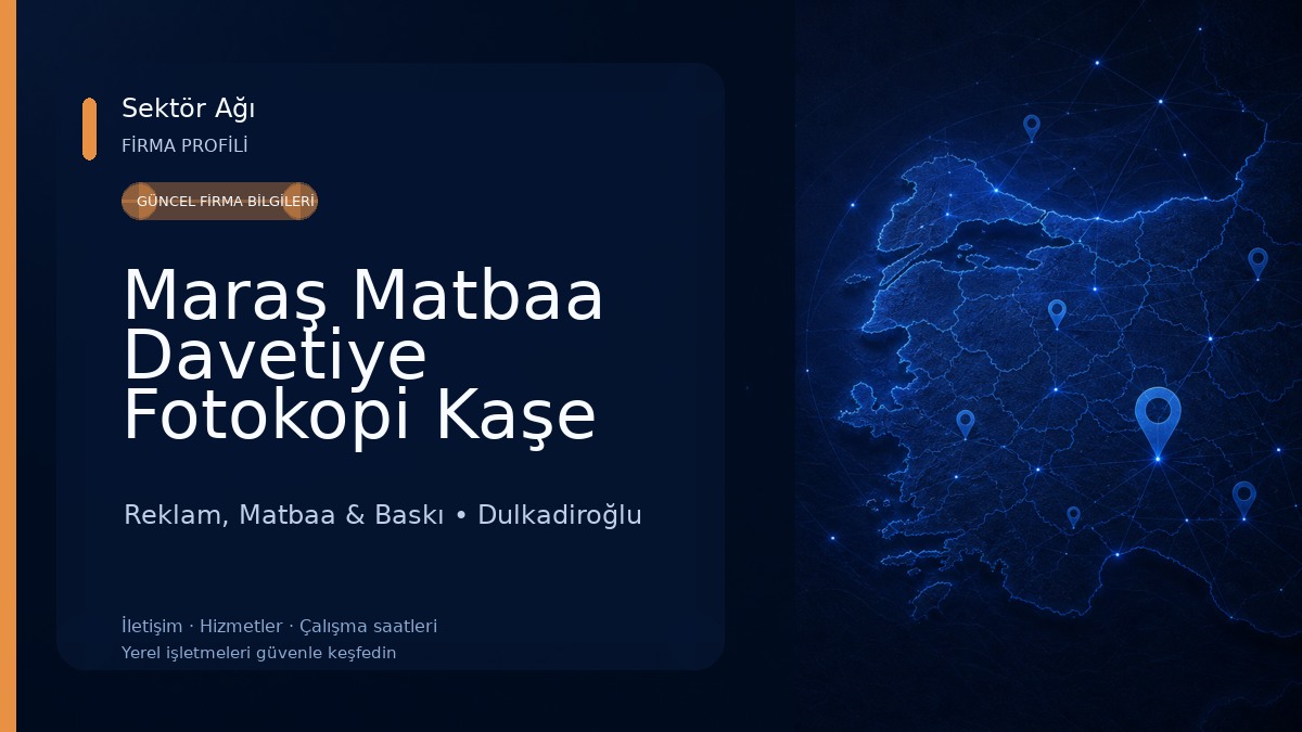 Maraş Matbaa Davetiye Fotokopi Kaşe