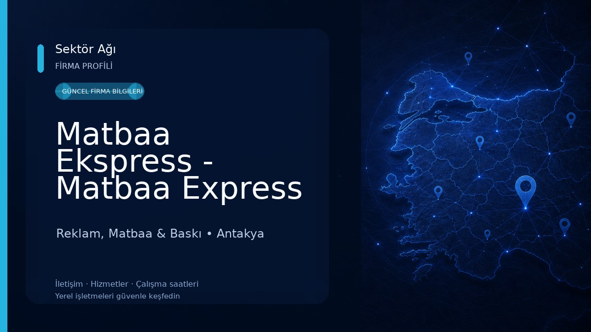 Matbaa Ekspress - Matbaa Express & Dijital Baskı Hizmetleri Reklam, Matbaa & Baskı