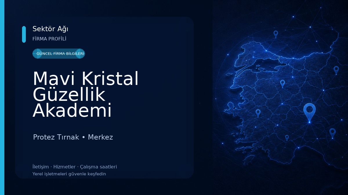 Mavi Kristal Güzellik Akademi Protez Tırnak