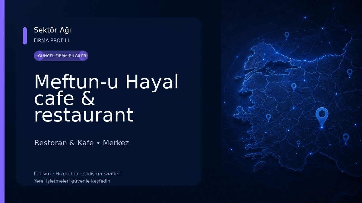 Meftun-u Hayal cafe & restaurant Restoran & Kafe
