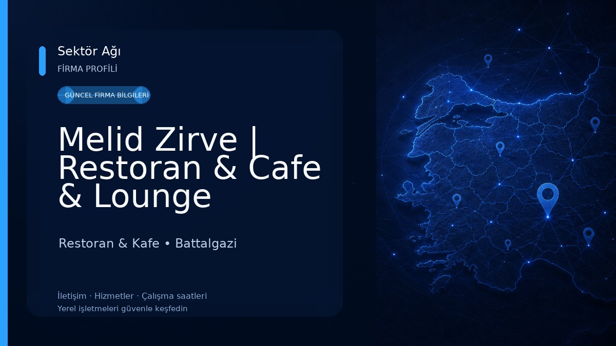 Melid Zirve | Restoran & Cafe & Lounge Restoran & Kafe