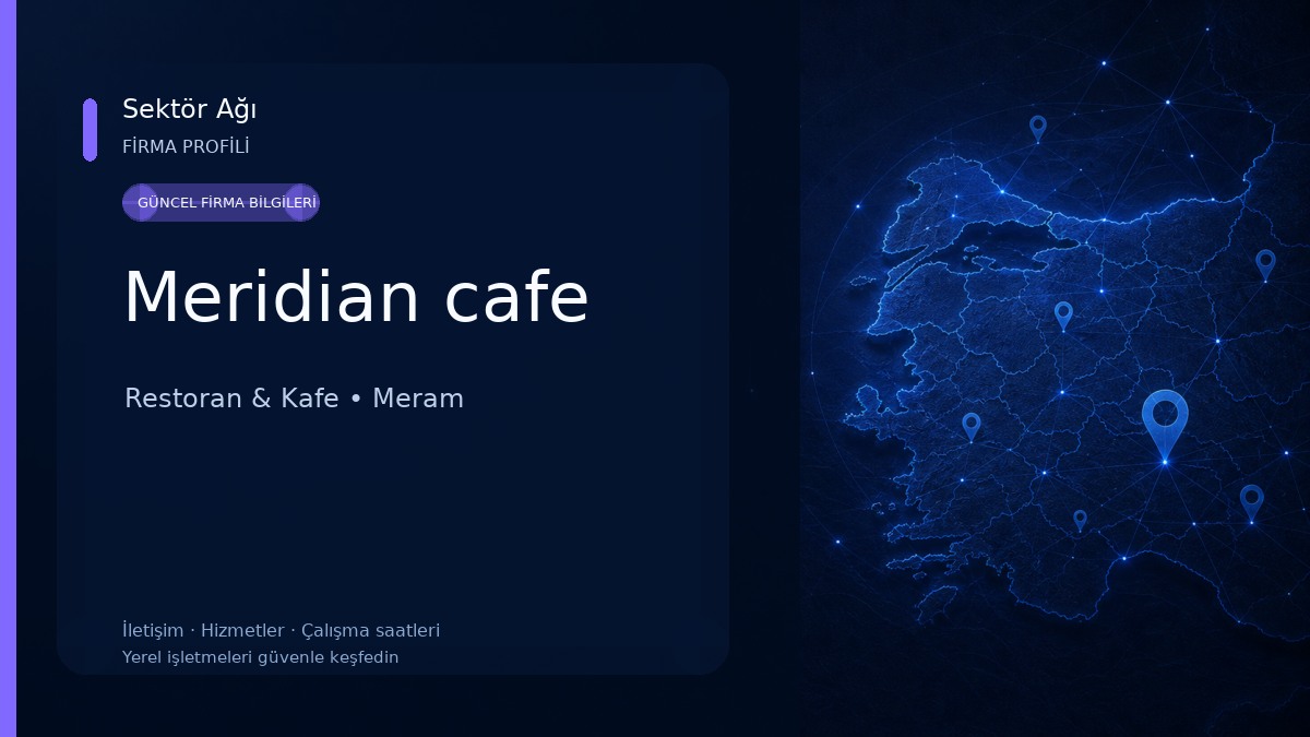 Meridian cafe