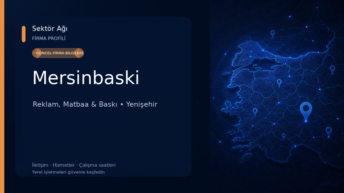 Mersinbaski Reklam, Matbaa & Baskı