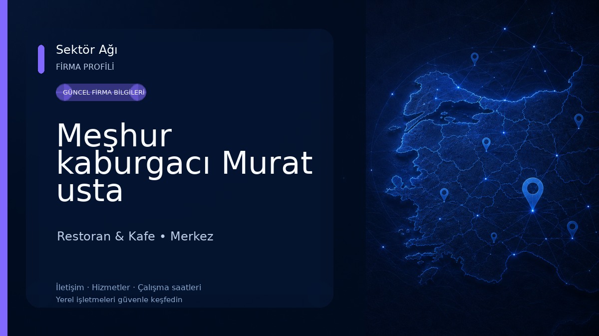 Meşhur kaburgacı Murat usta